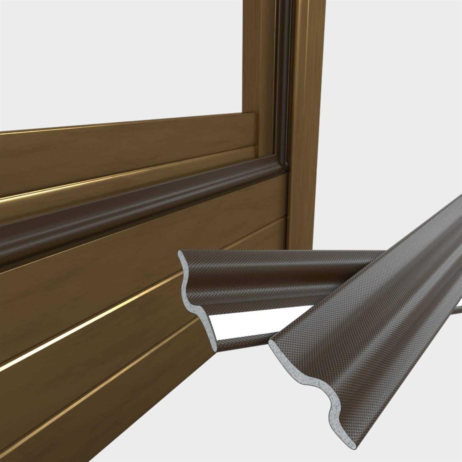 KAYLEINSTER 196Inch Weather Stripping Self-Adhesive Window Draft Stopper Soundproof Gap Window - Zenithce