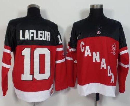 Olympic CA. #10 Guy Lafleur Red 100th Anniversary Stitched Jersey - Zenithce