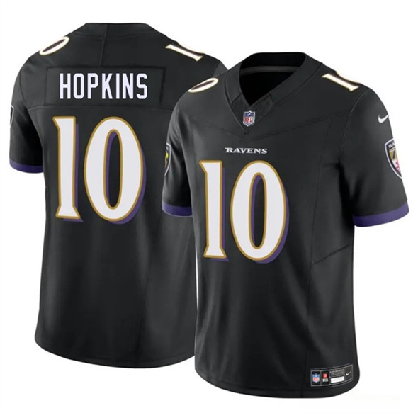 Baltimore Ravens #10 DeAndre Hopkins Black 2025 F.U.S.E. Vapor Limited Jersey - Zenithce