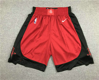 Houston Rockets New Red 2019 Swingman Stitched Shorts - Zenithce