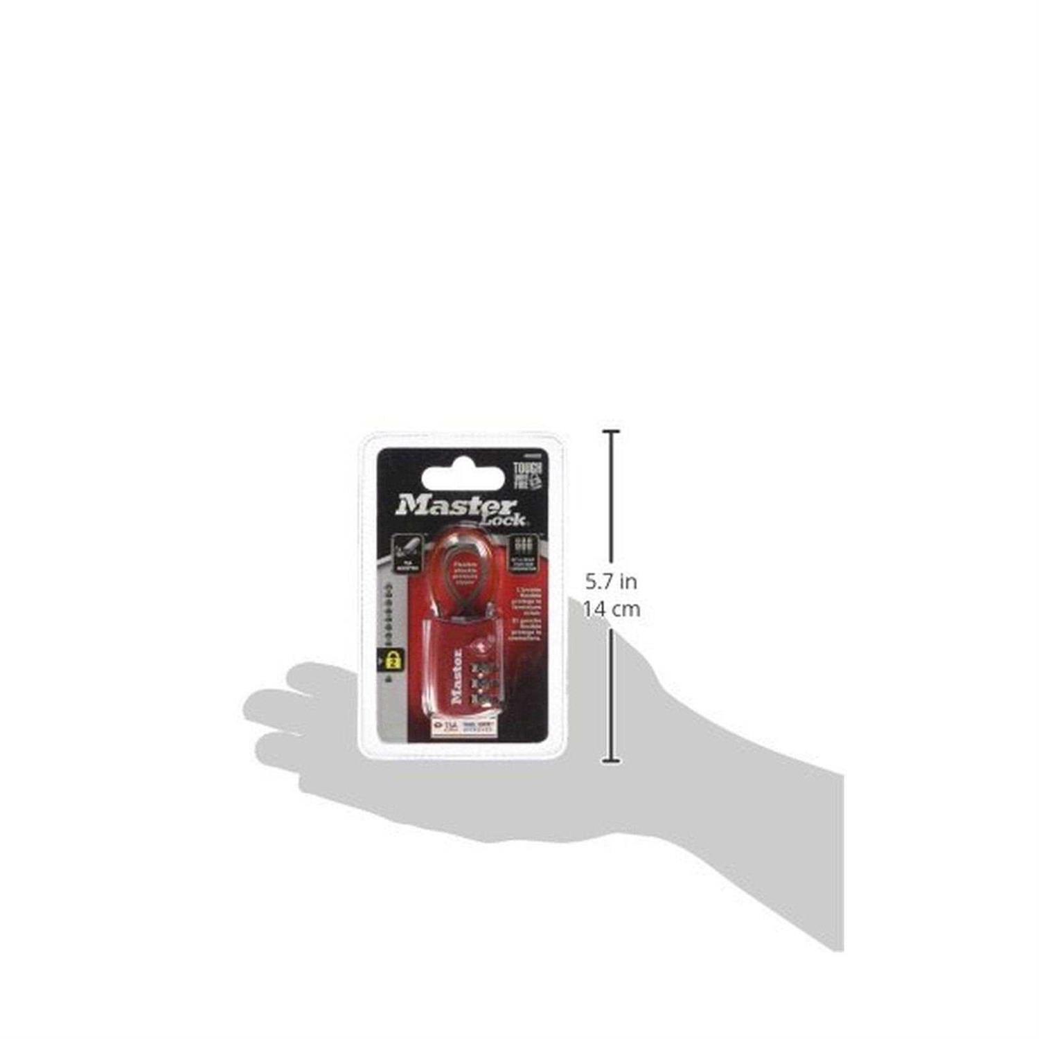 Master Lock TSA Accepted Combination Padlock 4696T - Zenithce