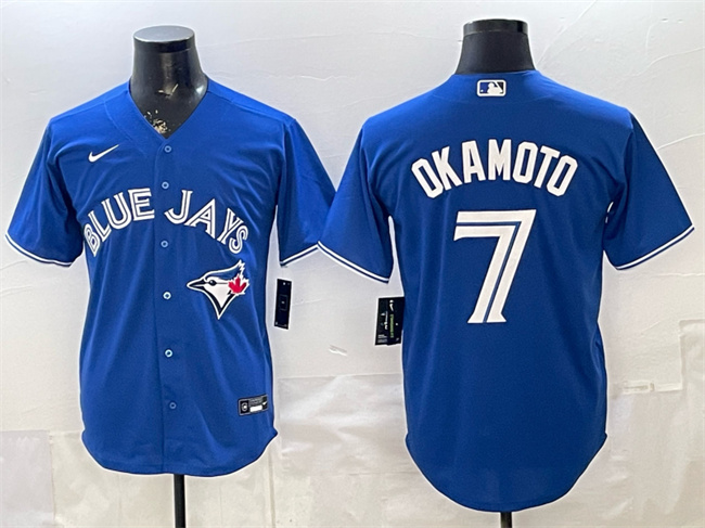 Toronto Blue Jays #7 Kazuma Okamoto Royal 2026 Cool Base Stitched Jersey - Zenithce