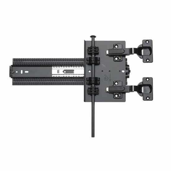 Knape and Vogt 255 24 255 Series 24 inch Long Single Slotted Track Shelf Standard 255 ZC 24 - Zenithce
