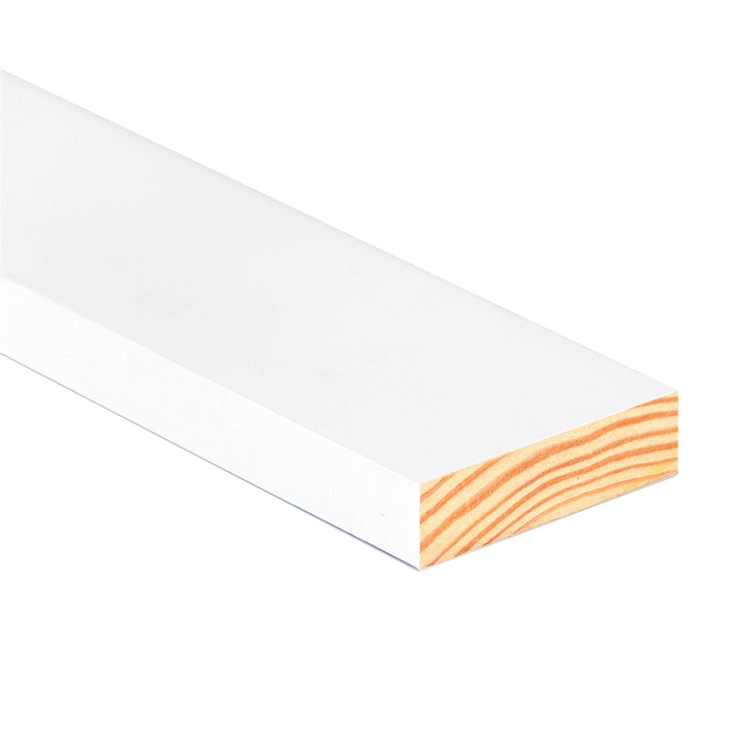 Unbranded 1-in x Primed Spruce Pine Fir Board - Zenithce