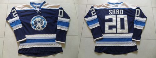 Blue Jackets #20 Brandon Saad Navy Blue Alternate Stitched Jersey - Zenithce