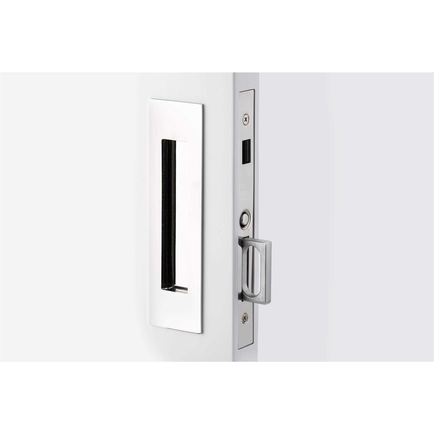 Emtek 2101MB 3-1/2 Height Passage Pocket Door Lock - Zenithce