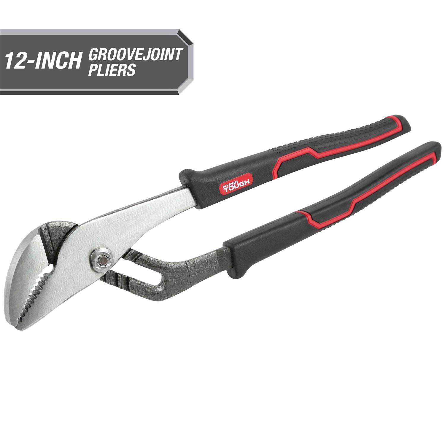 Hyper Tough Groove Joint Pliers with Ergonomic Comfort Grips - Zenithce