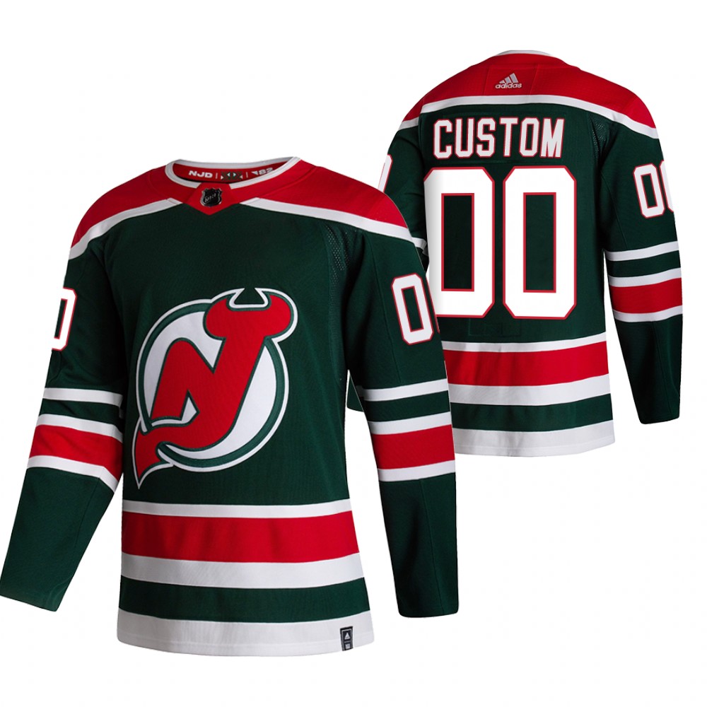 New Jersey Devils Custom Name Number Size NHL Stitched Jersey - Zenithce