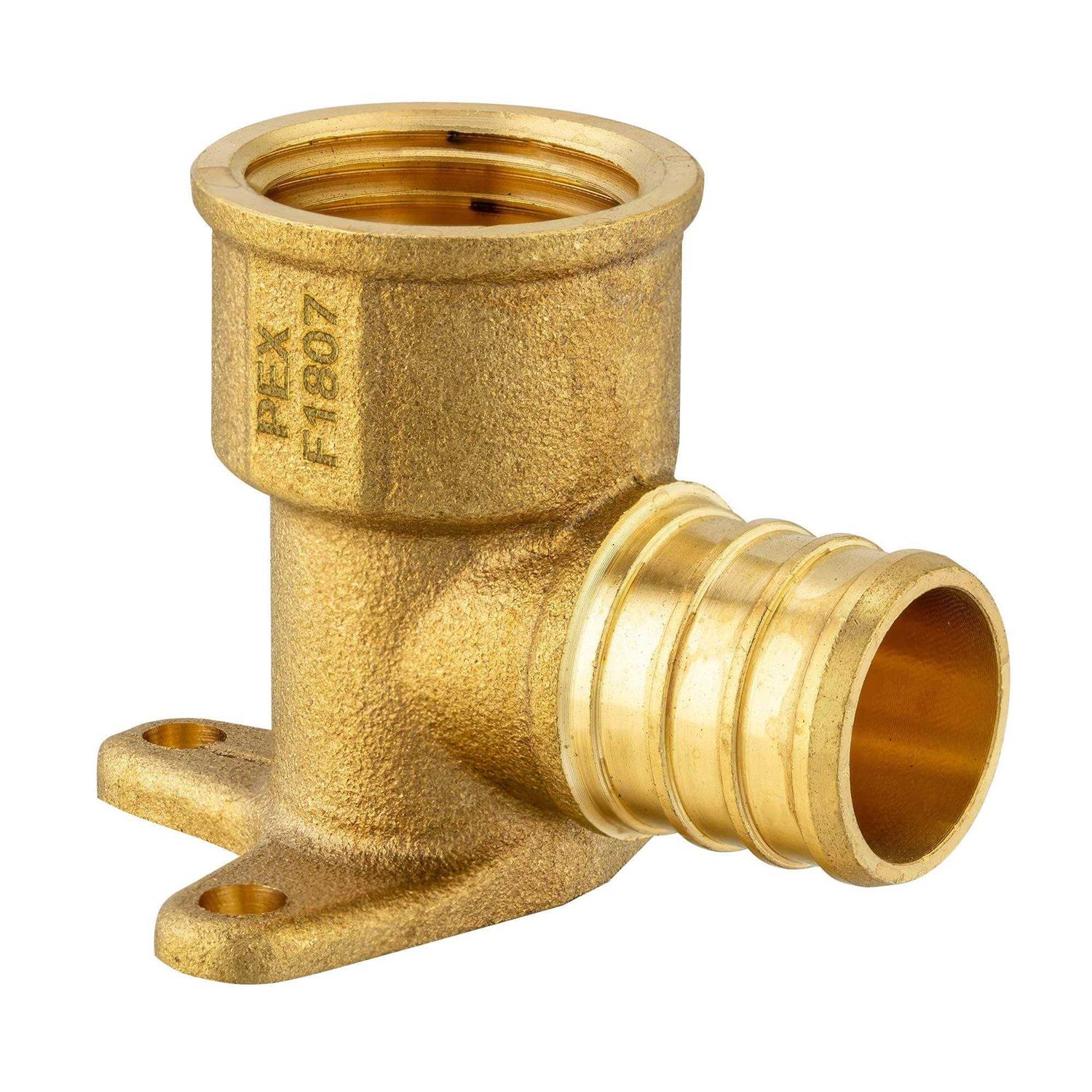 EFIELD Pex 3/4 Inch x 1/2 Inch Female NPT Drop-ear Elbow crimp Fittings - Zenithce