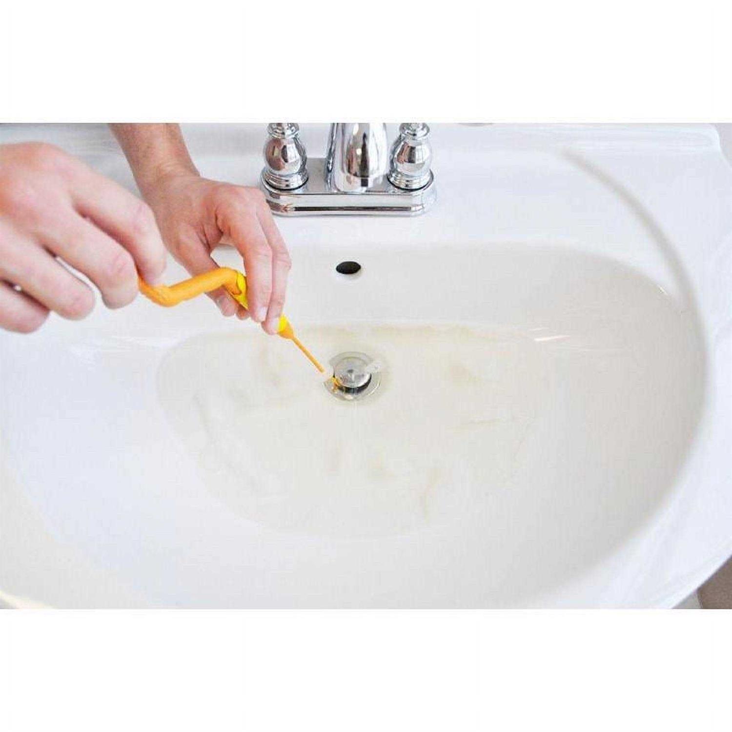 Flexisnake Drain Weasel Sink Snake Clog Remover Kit with 3 Micro-Hook Refill Wands - Zenithce