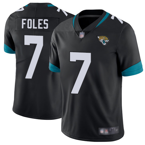Jacksonville Jaguars #7 Nick Foles Black Vapor Untouchable Limited Stitched Jersey - Zenithce