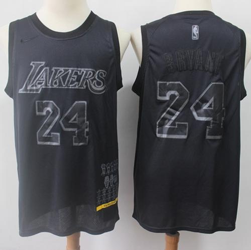 Lakers #24 Kobe Bryant Black MVP Swingman Jersey - Zenithce