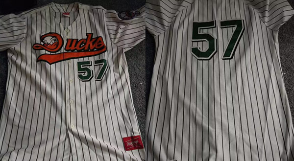 Long Island Ducks ACTIVE PLAYER Custom White Stitched Jersey - Zenithce