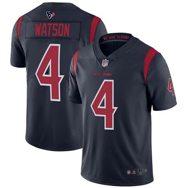 Houston Texans #4 Deshaun Watson Navy Limited Stitched Jersey - Zenithce