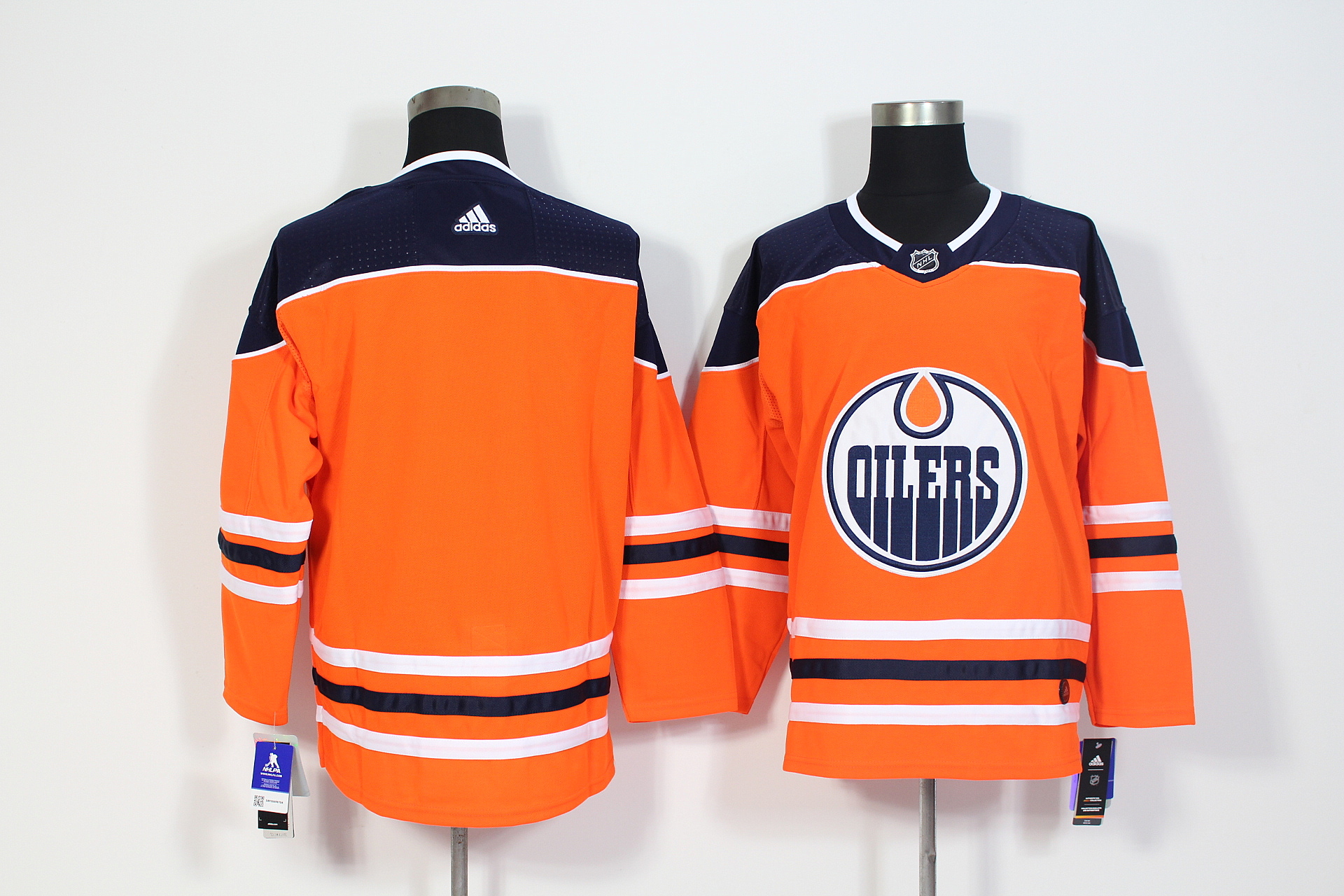 Edmonton Oilers Orange Stitched Adidas Jersey - Zenithce