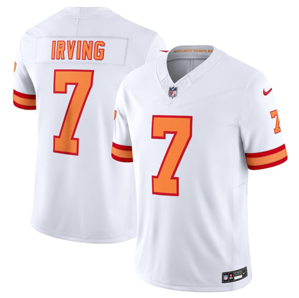 Tampa Bay Buccaneers #7 Bucky Irving White 2025 F.U.S.E. Vapor Limited Stitched Jersey - Zenithce