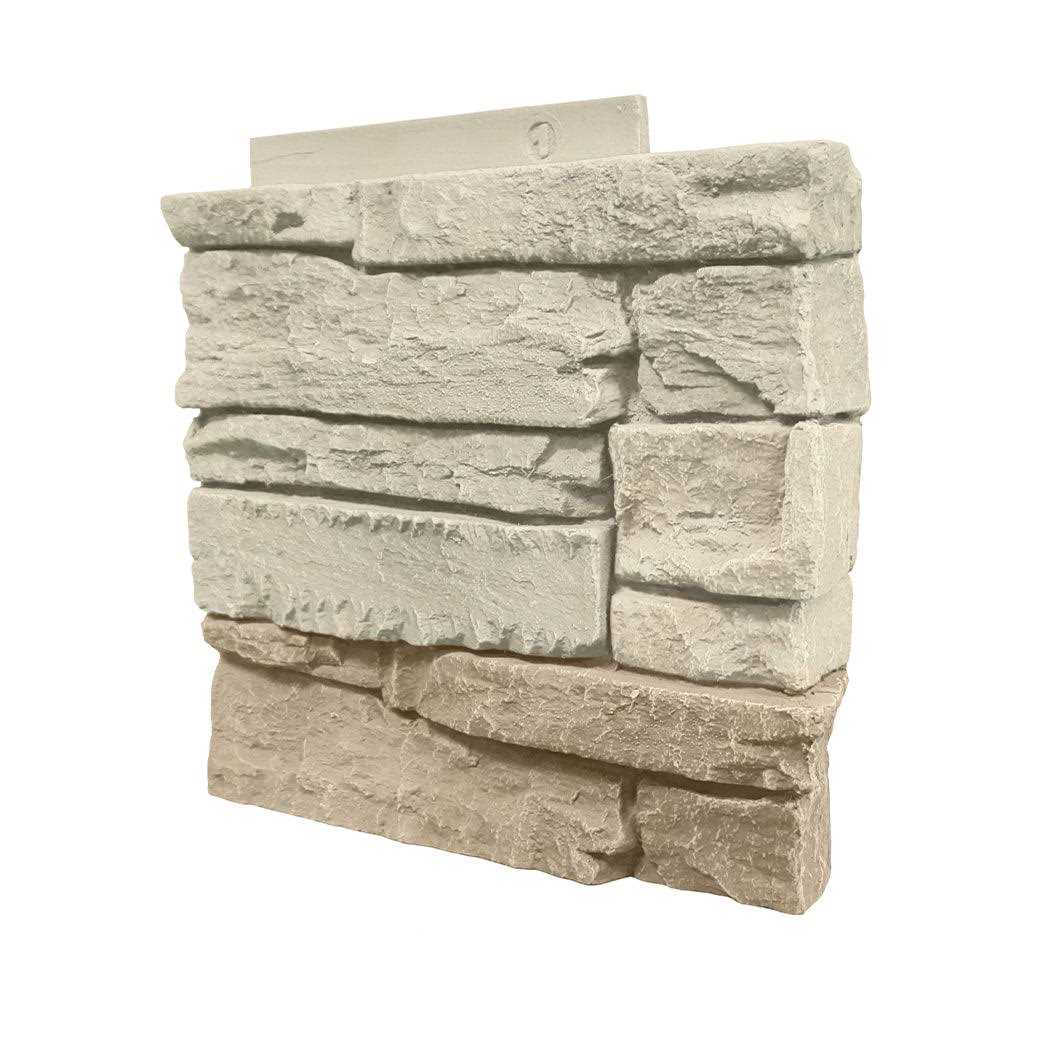 GenStone Faux Stacked Stone Pillar Panel - Zenithce