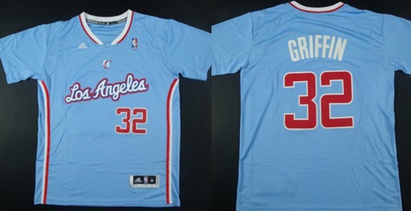 Los Angeles Clippers #32 Blake Griffin Revolution 30 Swingman 2013 Blue Jersey - Zenithce