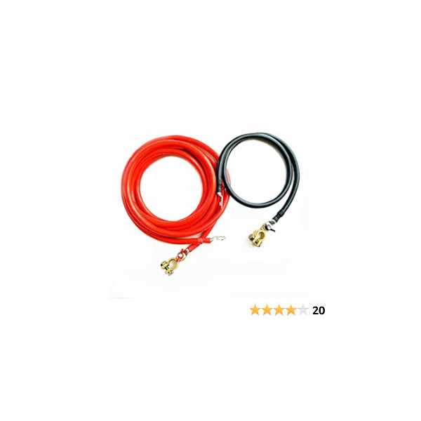 PAKA TOOLS Battery Relocation Kit 2 Awg Cable Top Post - Zenithce