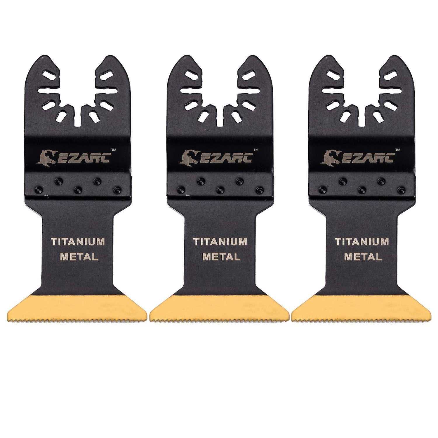 EZARC Oscillating Tool Blades Carbide Multitool Saw Blades for Hard Material, Hardened Metal, Nails, Bolts and Screws - Zenithce