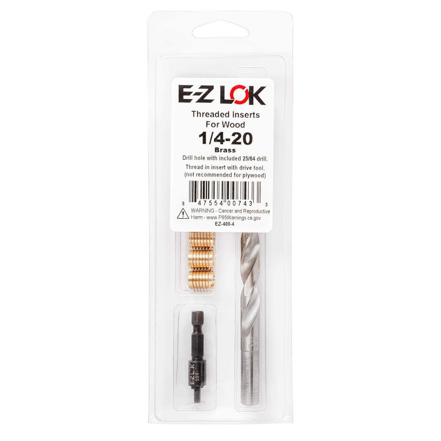 E-Z Lok Ek21020 Helical Threaded Insert Kit 304 Stainless Steel - Zenithce