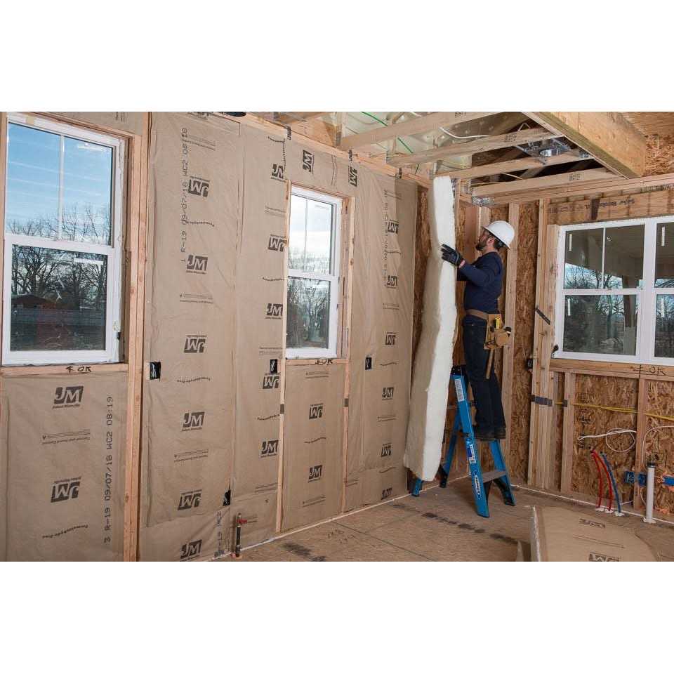 Johns Manville R-15 Wall 34.8-sq ft Unfaced Mineral Wool Batt Insulation Multi-pack SS315S - Zenithce