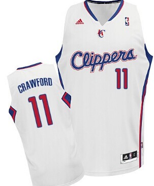 Los Angeles Clippers #11 Jamal Crawford White Swingman Jersey - Zenithce