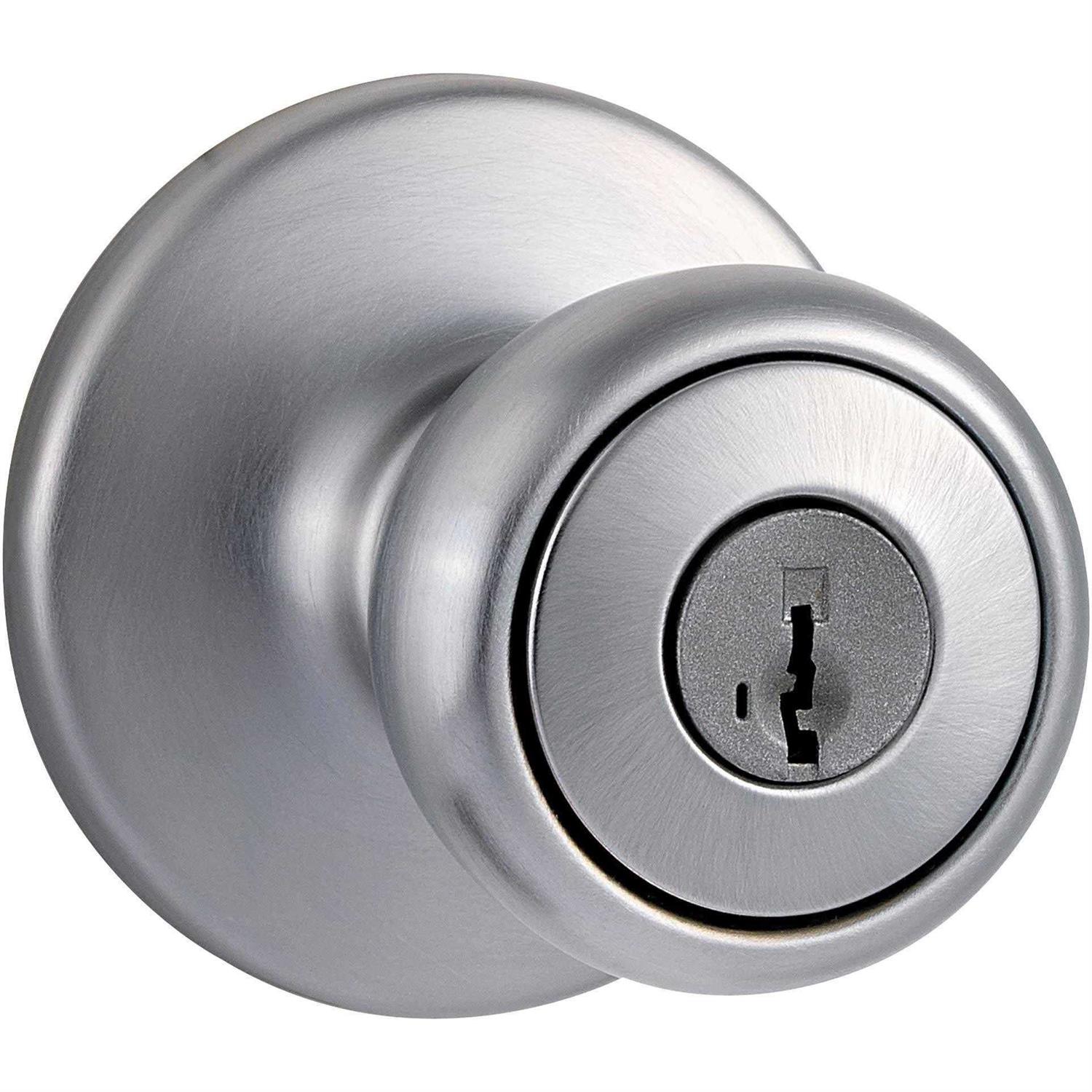 Kwikset Tylo Hall/Closet Knob in SC ZZ200T 26D CP - Zenithce