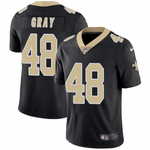 New Orleans Saints #48 J.T. Gray Black Vapor Untouchable Limited Stitched Jersey - Zenithce
