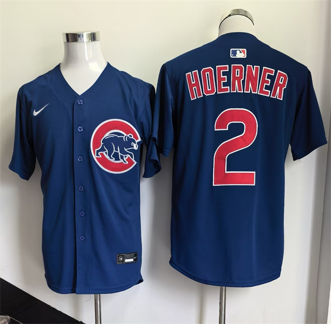 Chicago Cubs #2 Nico Hoerner Blue 2026 Limited Stitched Jersey - Zenithce