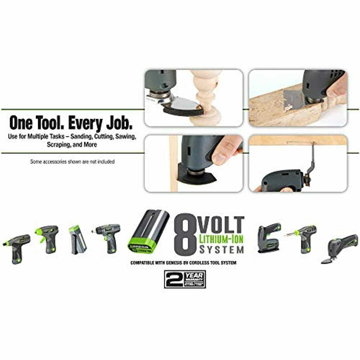 Genesis 7.5-Amp Variable-Speed Reciprocating Saw GRS750 - Zenithce