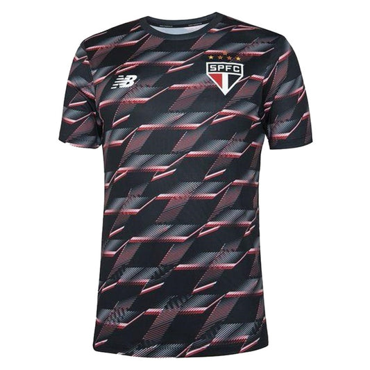 Sao Paulo FC Prematch Training Soccer jersey Black 2024/25 - Zenithce