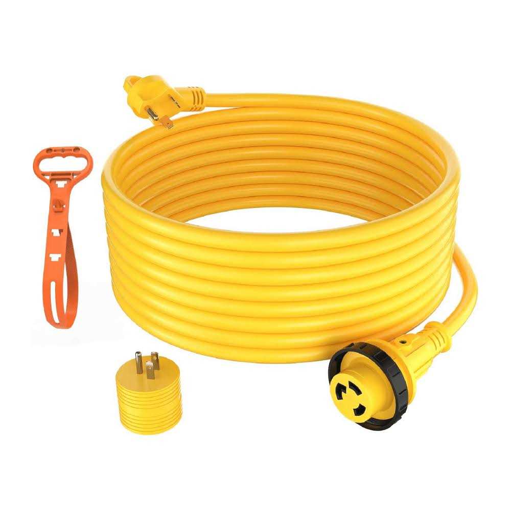 Kohree Generator Cord 30 Amp 4 Prong Nema L14-30 Heavy Duty Generator Power Locking Cord For Manual Transfer Switch - Zenithce