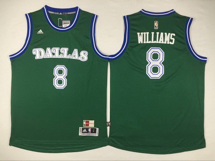 Dallas Mavericks #8 Deron Williams Revolution 30 Swingman 2015-16 Green Jersey - Zenithce