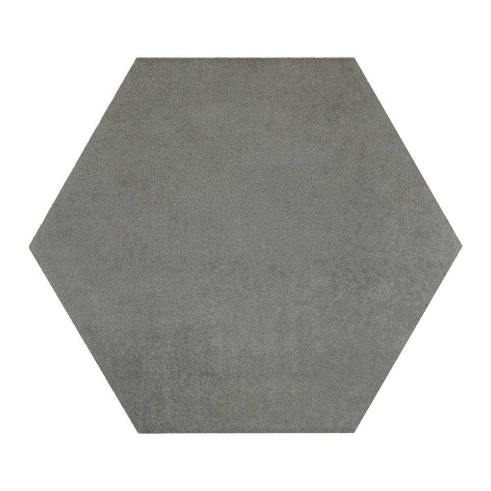 Marazzi Moroccan Concrete 10 in. x 11 in. Glazed Ceramic Hexagon Mosaic Tile - Zenithce