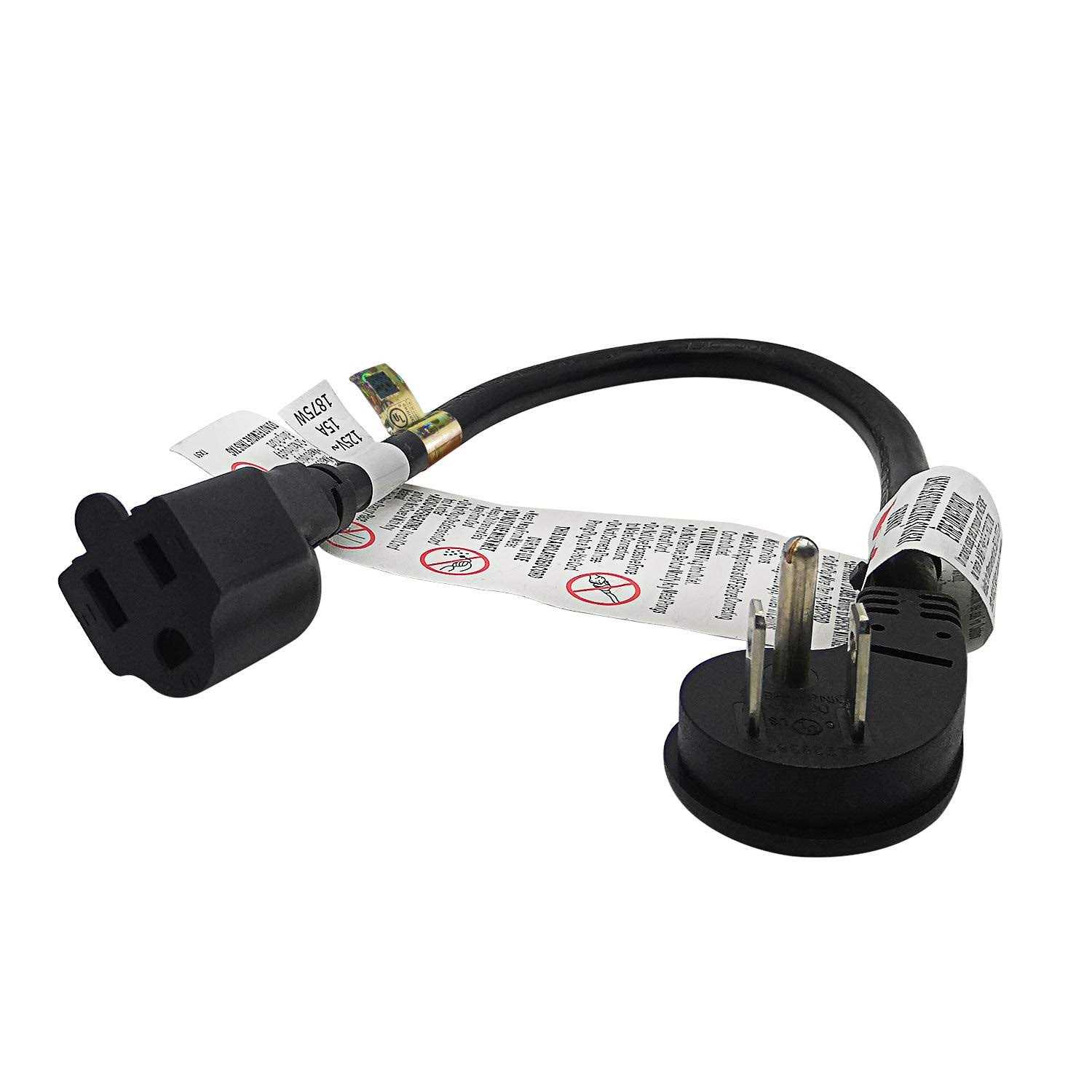 Firmerst 10ft 1875W Flat Plug Extension Cord 14 Awg - Zenithce