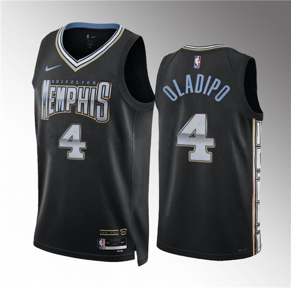 Memphis Grizzlies #4 Victor Oladipo Black 2022-23 City Edition Stitched Jersey - Zenithce