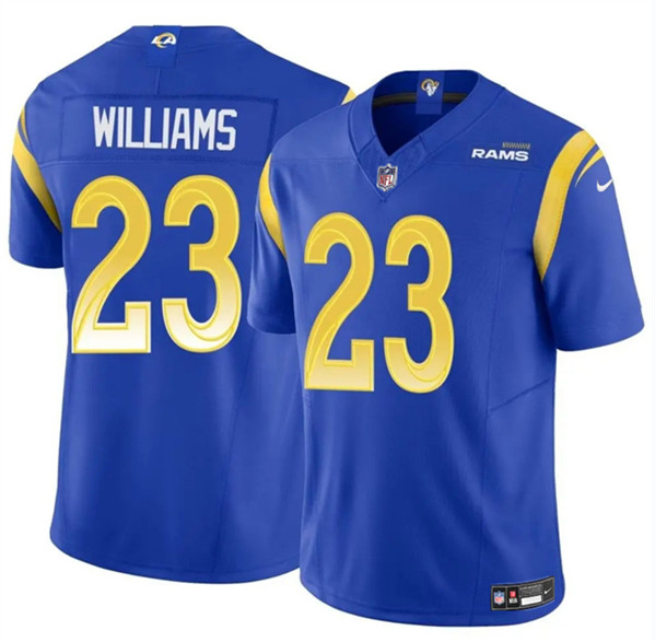 Los Angeles Rams #23 Kyren Williams Blue 2024 Vapor Untouchable Stitched Jersey - Zenithce