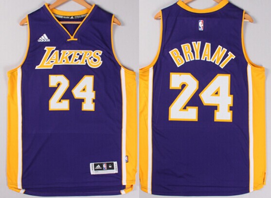 Los Angeles Lakers #24 Kobe Bryant Revolution 30 Swingman 2014 New Purple Jersey - Zenithce