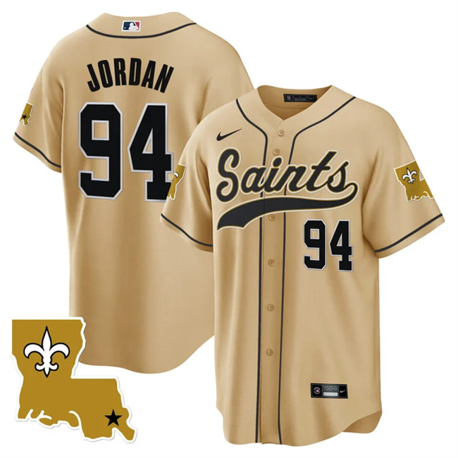 New Orleans Saints #94 Cameron Jordan Gold 1987 Legacy Cool Base Stitched Jersey - Zenithce