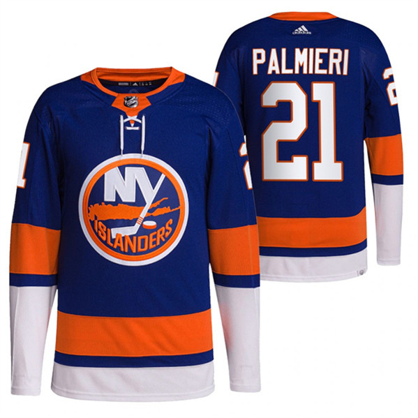 New York Islanders #21 Kyle Palmieri Royal Stitched Jersey - Zenithce