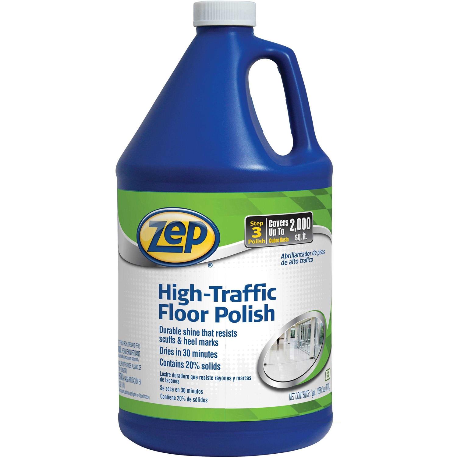 Zep High Traffic Floor Polish 5 gal ZUHTFF5G - Zenithce