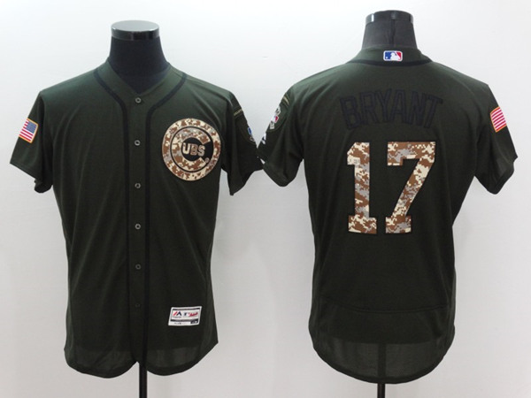 Chicago Cubs #17 Kris Bryant Green Stitched Jersey - Zenithce