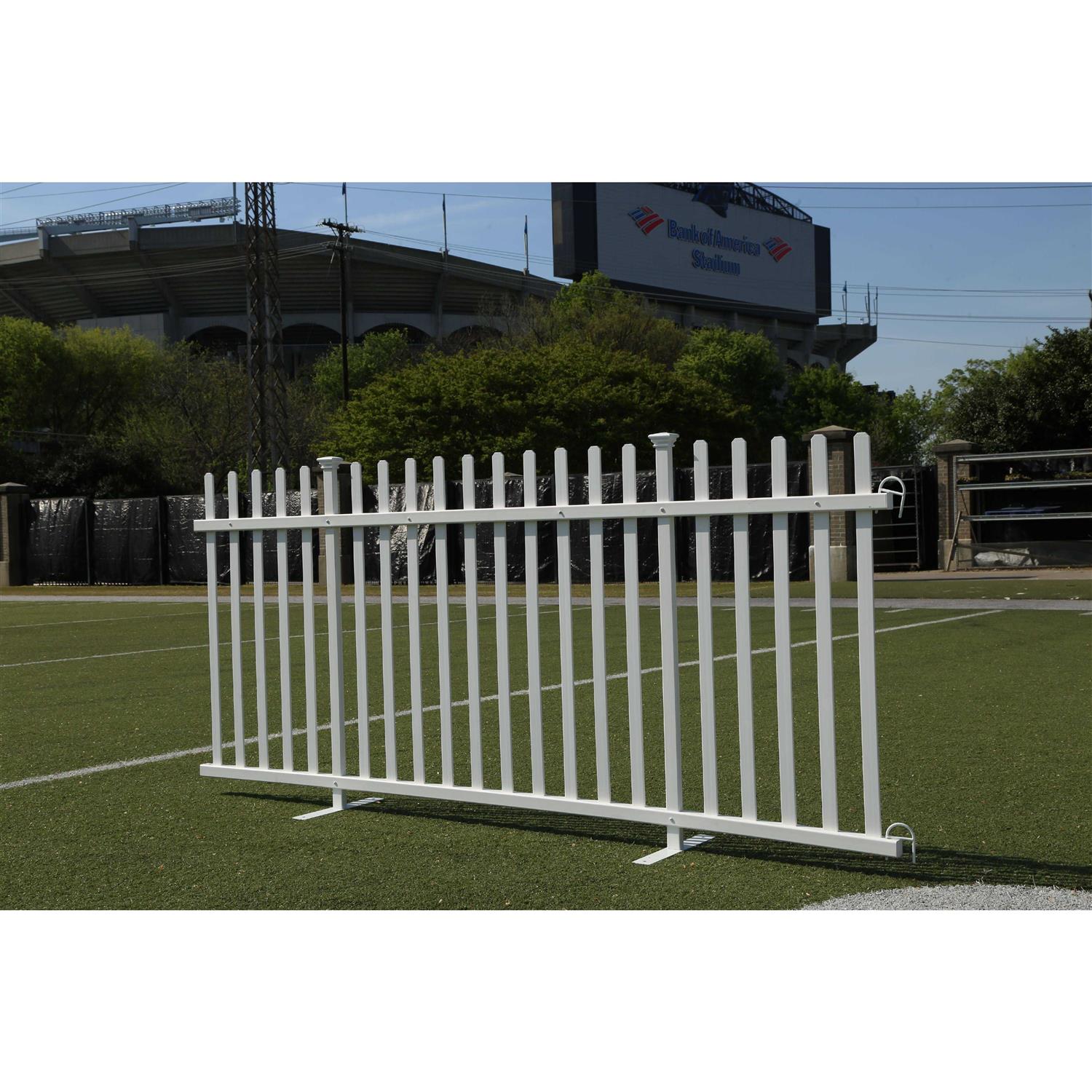 Zippity Outdoor Products ZP19018 Manchester No-Dig Vinyl Fence White - Zenithce