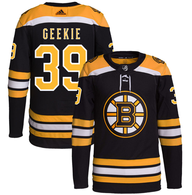 Boston Bruins #39 Morgan Geekie Black Stitched Jersey - Zenithce