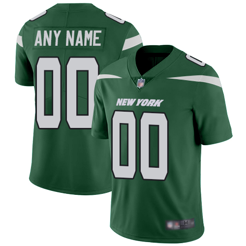 New York Jets ACTIVE PLAYER Custom Green Vapor Untouchable Limited Stitched Jersey - Zenithce