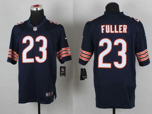 Bears #23 Kyle Fuller Navy Blue Team Color Stitched Limited Nike Jersey - Zenithce