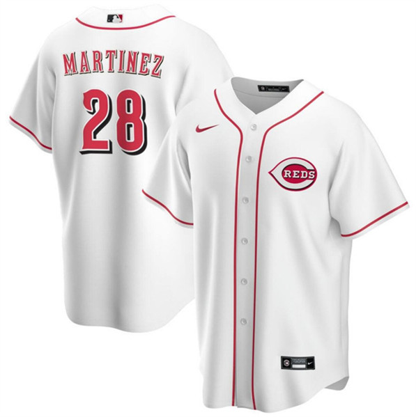 Cincinnati Reds #28 Nick Martinez White Cool Base Stitched Jersey - Zenithce