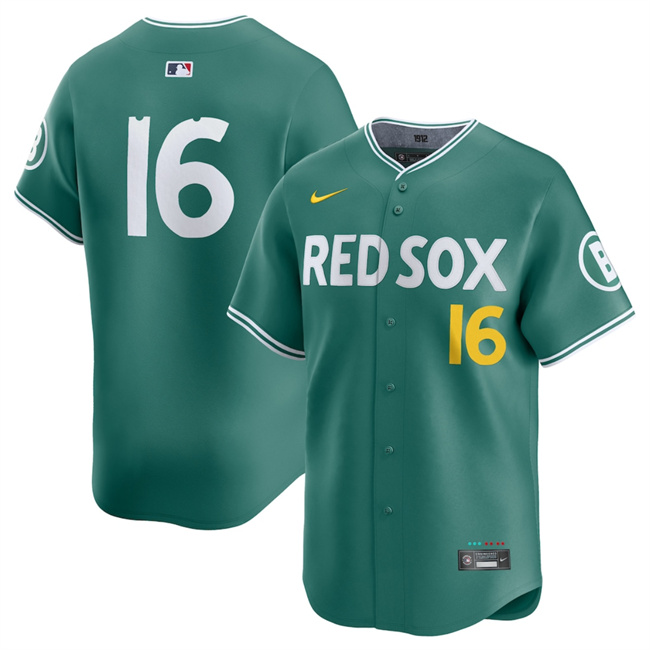 Boston Red Sox #16 Jarren Duran Green 2025 City Connect Limited Stitched Jersey - Zenithce