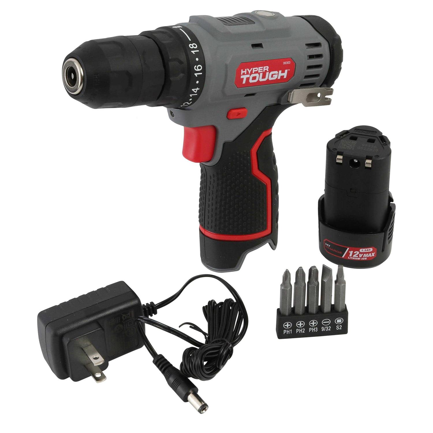 Hyper Tough 12V Max* Brushless Impact Wrench with 2.0Ah Battery and Charger 80013 - Zenithce